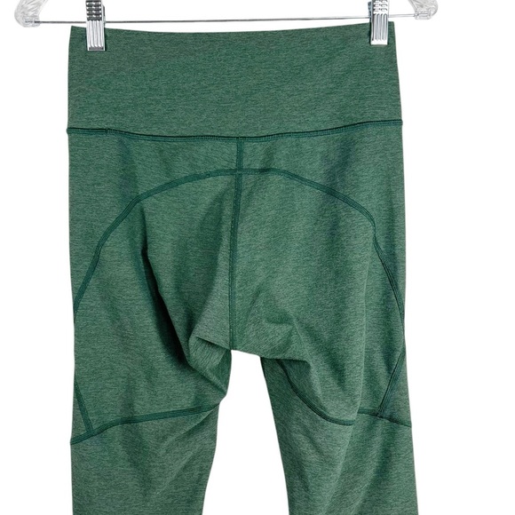 OUTDOOR VOICES 3/4 Warm-up Crop Leggings Heather Green Size Small - Picture 5 of 6